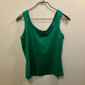 Victor Alfaro Women’s Medium Green Sleeveless Top nylon & spandex